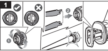 How to fit a blade to RCRS18 – One handed Reciprocating saw