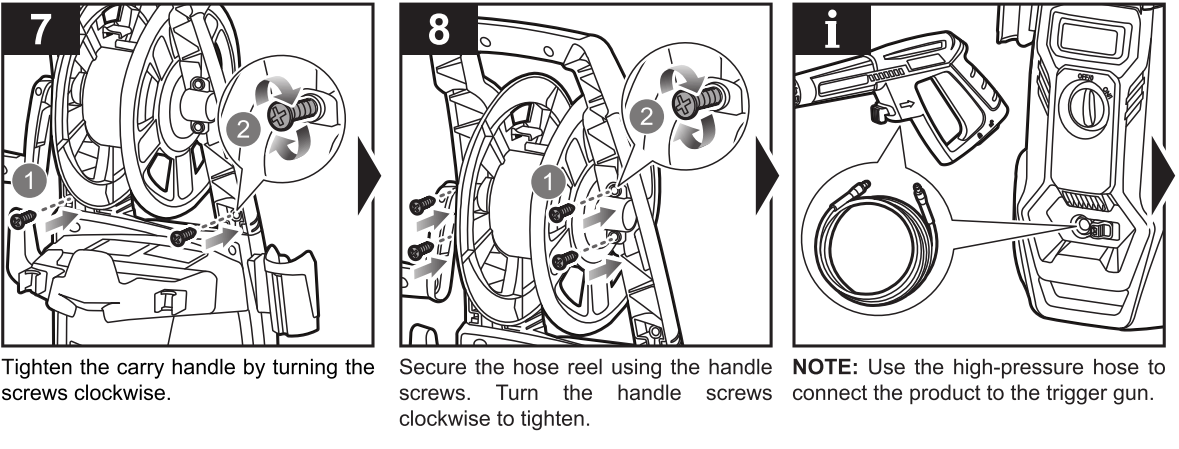 How to setup my pressure washer 7-8-i